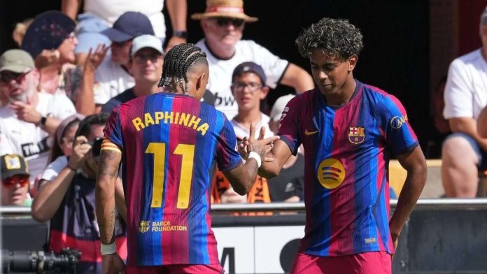 Barcelona Pesta Lima Gol